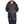 Person wearing a black hoodie on a white background