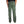 Green pants worn by a person on a white background