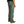 Green pants worn by a person on a white background