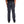 Person wearing dark gray pants on a white background