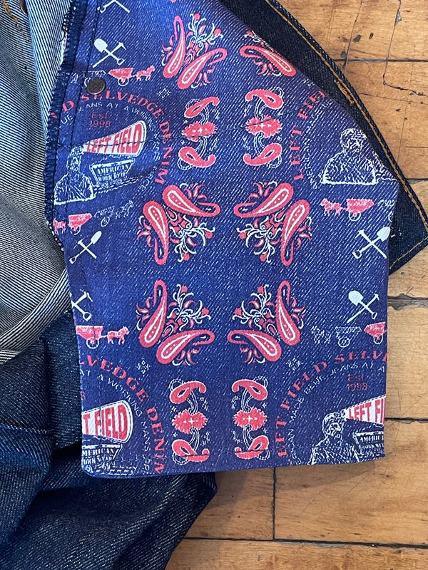 Atlas Vidalia Mills 14 oz Indigo Raw Denim  (Running tight, size up 1)