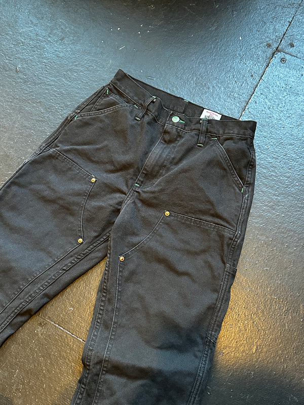 Black Mt Vernon double knee chinos
