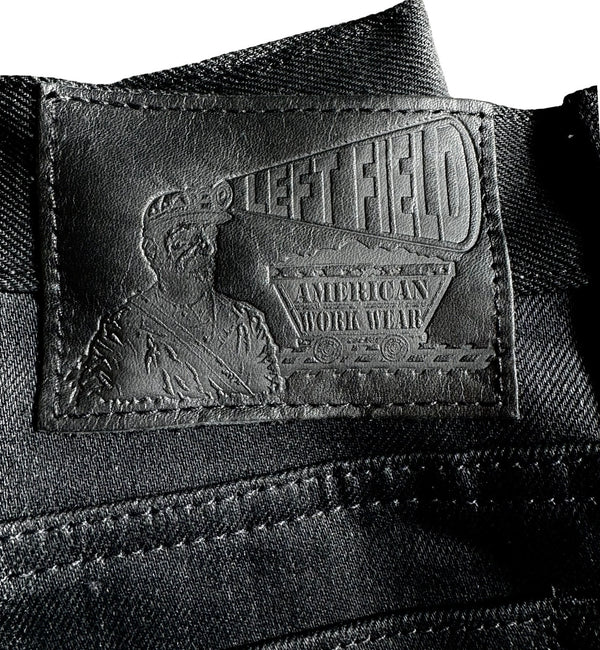 Greaser Black Maria Vidalia Mills 14 oz Selvedge Sulphur Denim* deadstock, no more black.