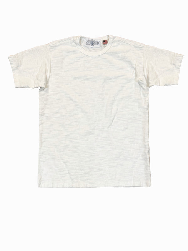 White t-shirt on a white background