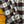 Plaid fabric with geometric patterns on a wooden surface