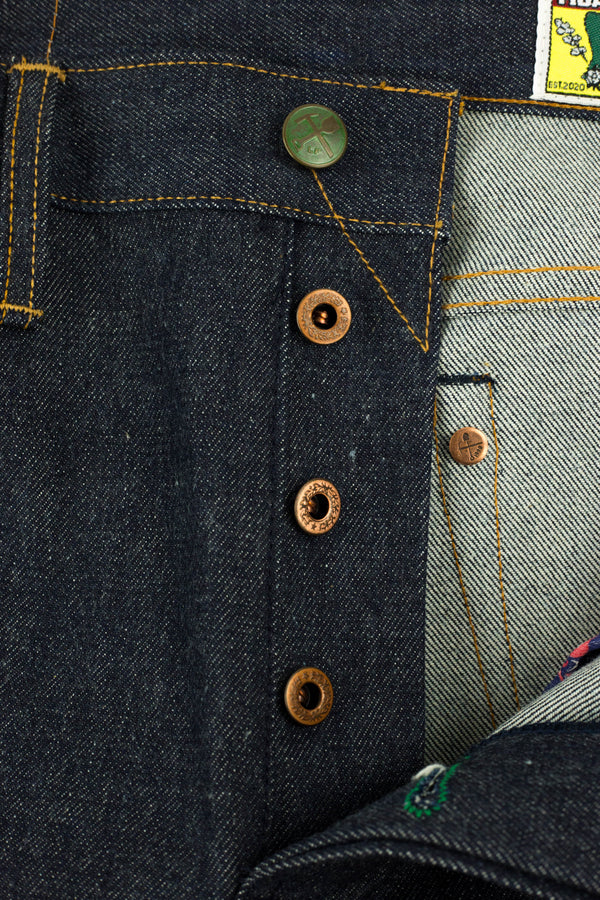 Atlas Vidalia Mills 14 oz Indigo Raw Denim  (Running tight, size up 1)