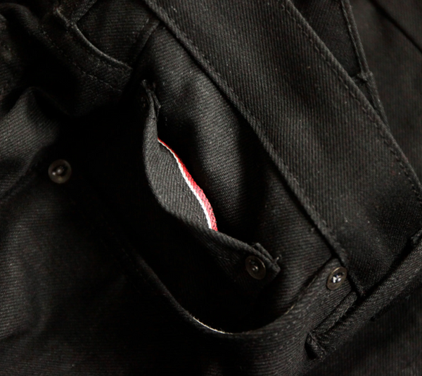 Left Field selvedge selvedge coin pocket