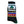 A pair of black and white striped bamboo tube socks with a green shamrock design on the ankle area, and additional colorful graphics and text on the lower leg.