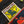 Vidalia Mills label on a denim fabric with a colorful design.