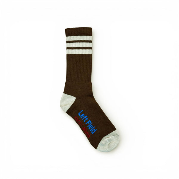 Chocolate Striped Bamboo Tube Socks