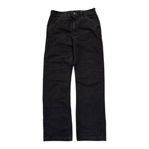 Black pants on a white background