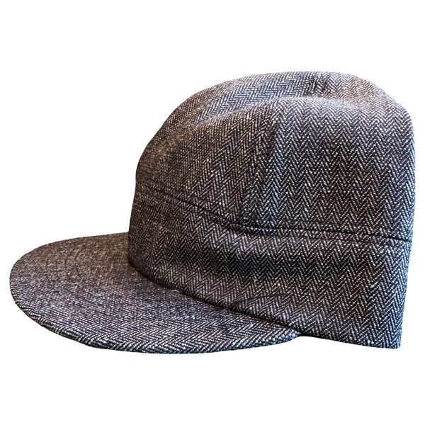 Indigo Herringbone Engineer cap