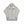 Gray hoodie with a zipper on a white background