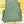 A pair of olive green pants folded flat on a light-colored wooden plank surface, showing a buttoned back pocket.