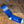 blue and white striped bamboo tube socks with the brand label 'Left Field NYC' displayed at the top.