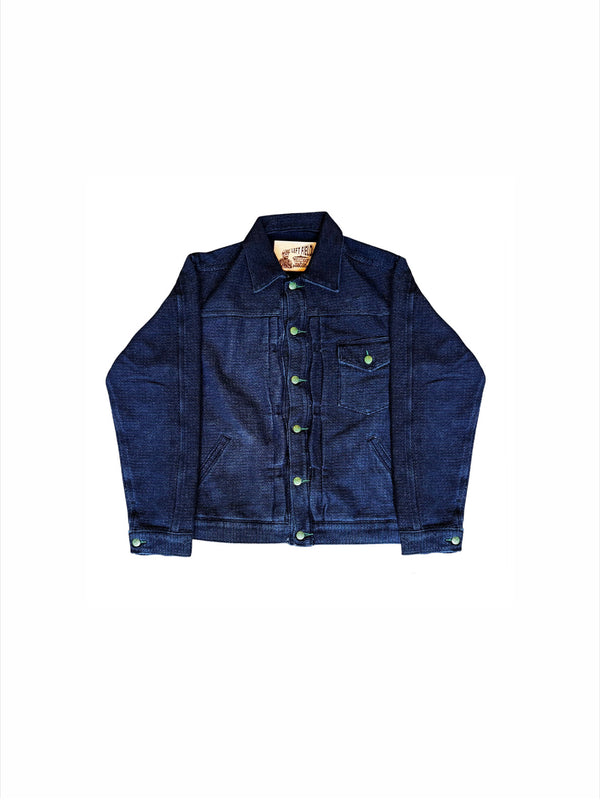 Sashiko Indigo Denim Jacket