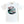 White crew neck t-shirt with a graphic print of a surfer and the text 'Rockaway Beach Surf Club' on the front.