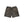 A pair of leopard print shorts with a drawstring waistband, laid flat on a white background.