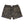 A pair of leopard print shorts with a tan, brown, and black pattern, featuring a white brand label that reads 'La Tuta' on the inside waistband, shown against a plain white background.