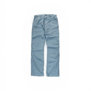 Light blue pants on a white background
