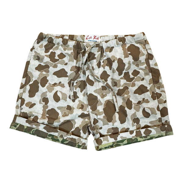 Light Tan Frog Skin Shorts