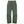 A pair of olive green vintage washed double knee work uniform chinos with pockets and rivets.