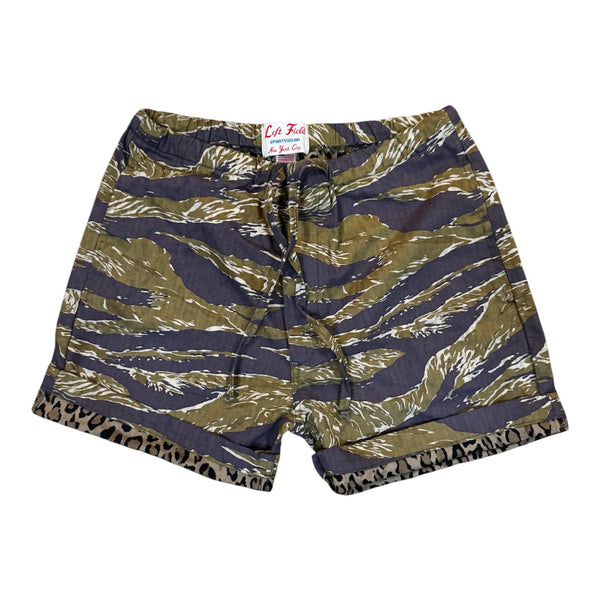 Tiger Stripe Purple Shorts