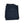 Folded dark blue pants on a white background