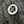 Close-up of a button on textured fabric