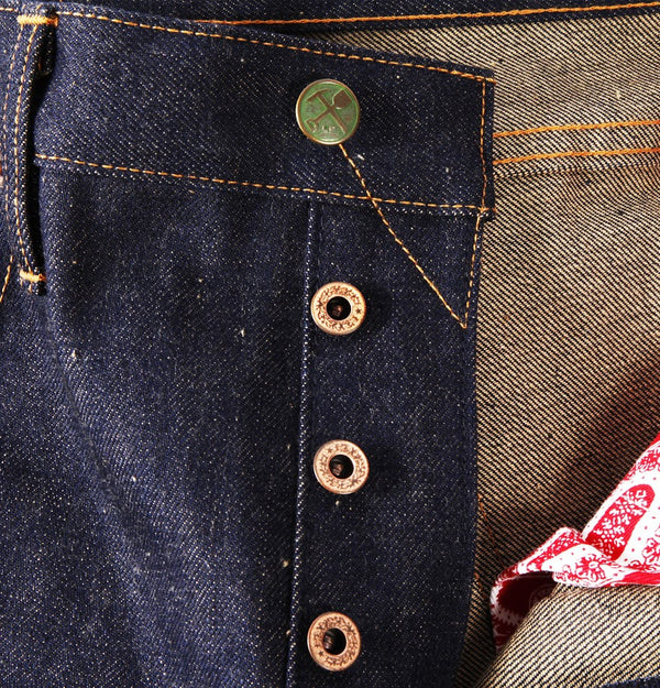 Seconds 15 oz Chelsea Nihon Menpu w/beige weft - Left Field NYC