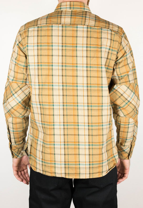 Desert Heavyweight Tartan Twill Work Shirt with LF Buttons
