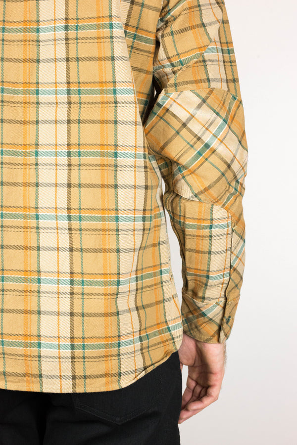 Desert Heavyweight Tartan Twill Work Shirt with LF Buttons