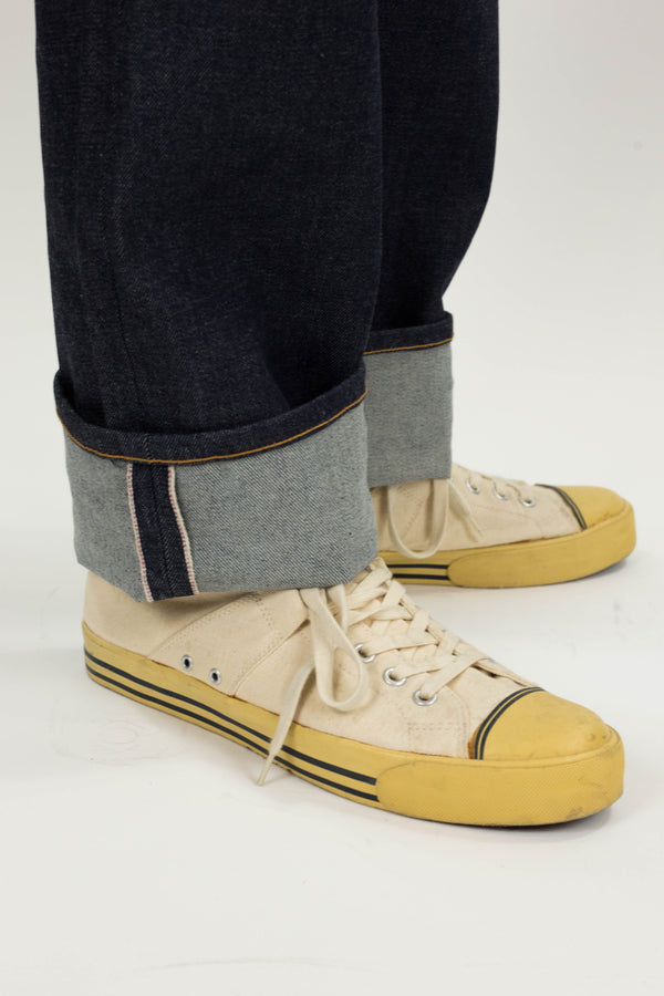 Smokestacks Vidalia Mills 14 oz Indigo Selvedge (last of the dark blue indigo run)