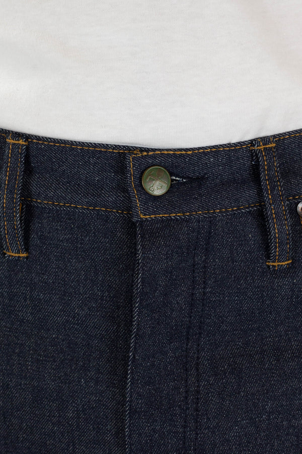 Smokestacks Vidalia Mills 14 oz Indigo Selvedge (last of the dark blue indigo run)