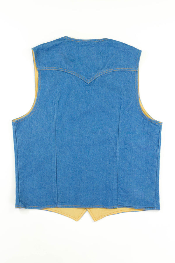 14 oz Mt Vernon Mills Rodeo Denim Western Vest