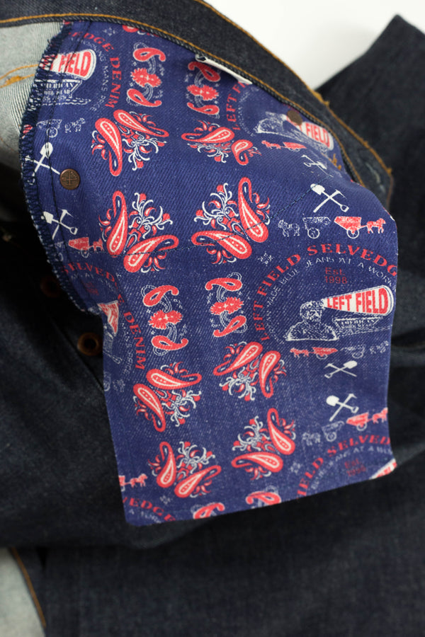 Smokestacks Vidalia Mills 14 oz Indigo Selvedge (last of the dark blue indigo run)