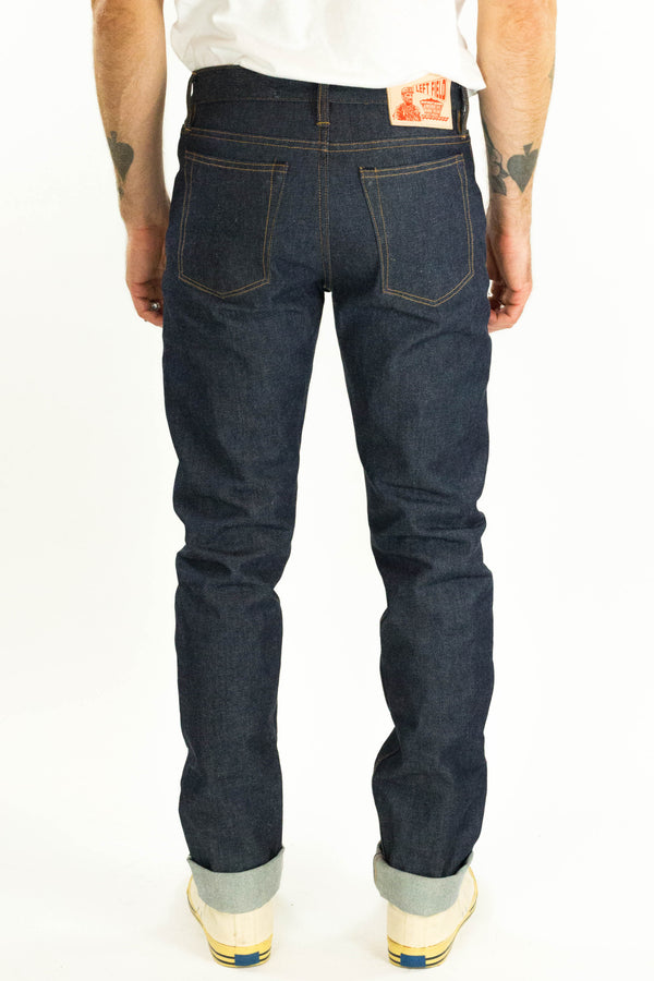 Chelsea Vidalia Mills 14 oz Indigo Selvedge(last of the dark blue indigo run)