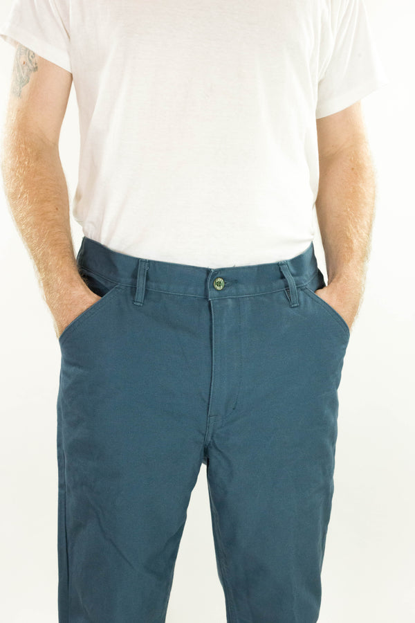Steel Blue Work Uniform Mt. Vernon Mills Duck Chino