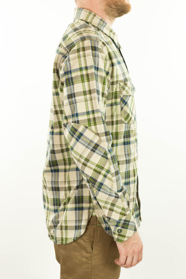 Prairie Heavyweight Tartan Twill Work Shirt with LF Buttons
