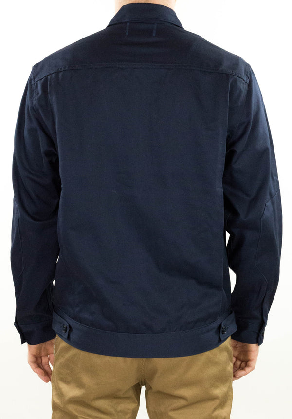 navy garage jacket