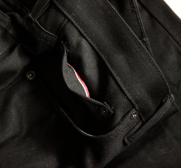 Greaser Black Maria Vidalia Mills 14 oz Selvedge Sulphur Denim* deadstock, no more black.