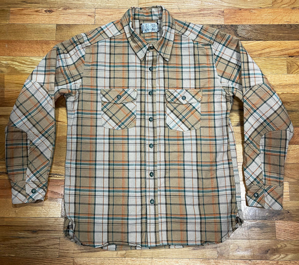 Desert Heavyweight Tartan Twill Work Shirt with LF Buttons