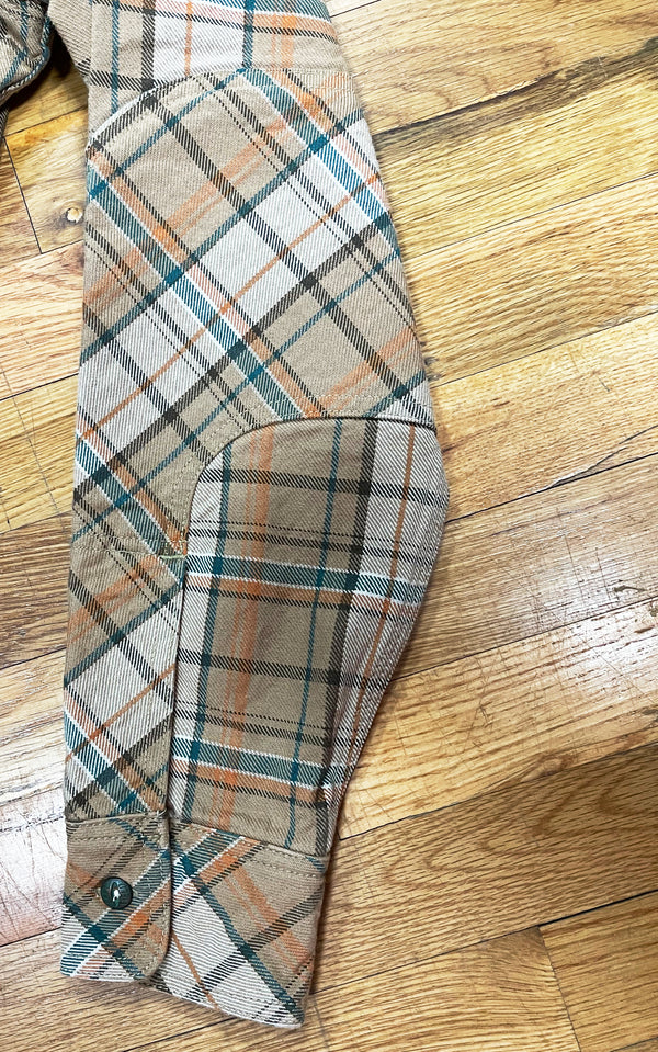 Desert Heavyweight Tartan Twill Work Shirt with LF Buttons