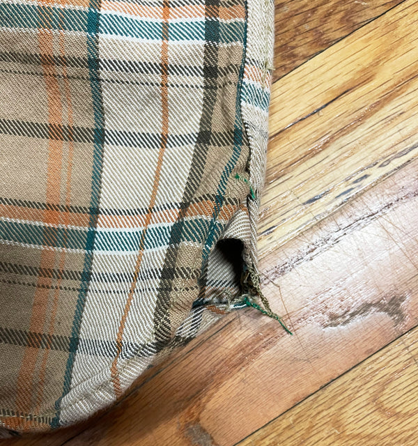Desert Heavyweight Tartan Twill Work Shirt with LF Buttons