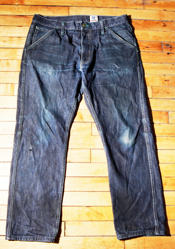 Work Uniform Jean 13 oz Cone White Oak broken twill - Left Field NYC