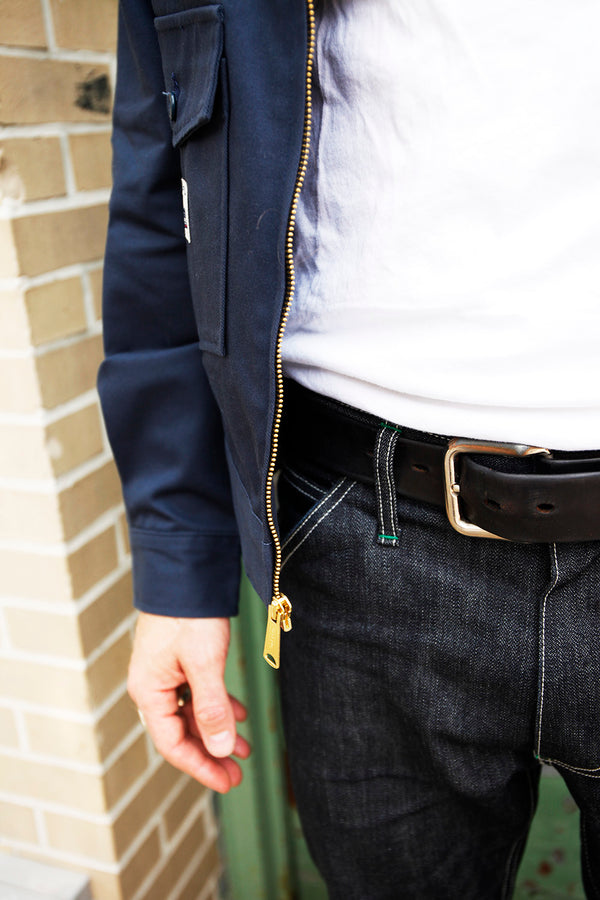 Work Uniform Jean 13 oz Cone White Oak broken twill - Left Field NYC