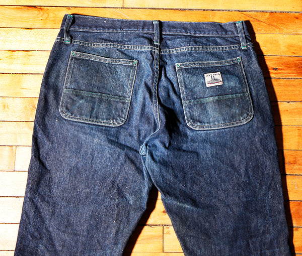 Work Uniform Jean 13 oz Cone White Oak broken twill - Left Field NYC