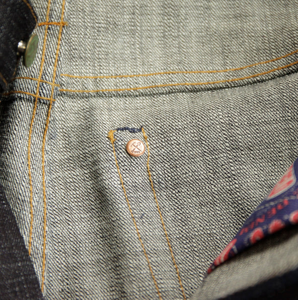 Chelsea 15 oz Slub Cross Hatch Denim