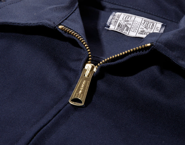navy garage jacket