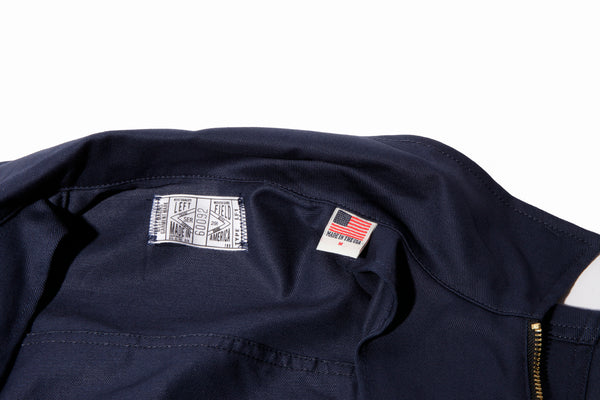 navy garage jacket